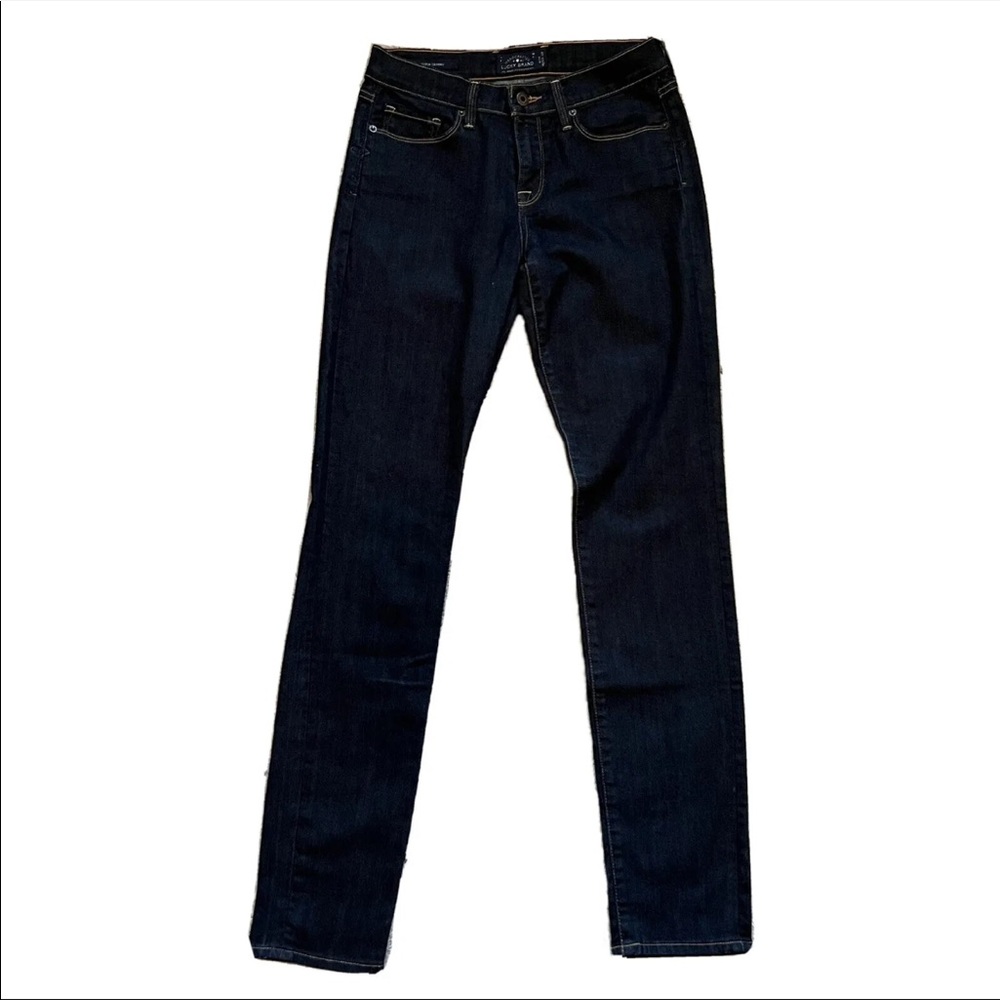 Lucky Brand Womens Dark Blue Sofia Skinny Ankle Soft Denim Jean Size 6/28 EUC